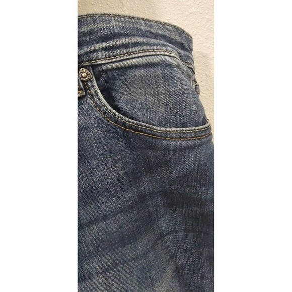 Kut From The Kloth Womens Farrah Baby Boot Cut Jeans Blue Stretch Medium Wash 14 - Picture 14 of 16